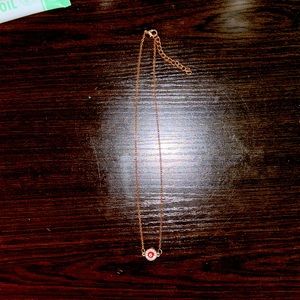 Red evil eye necklace